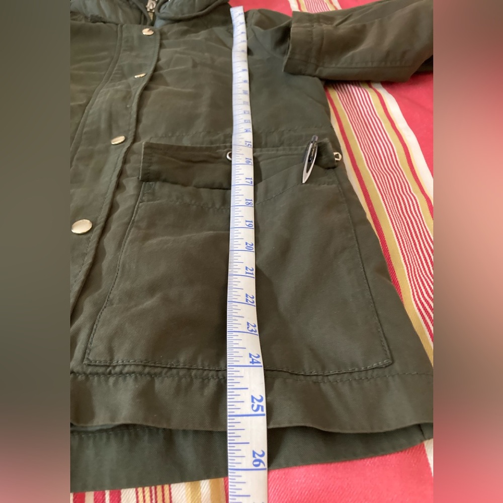 Topshop Hooded Utility Jacket and Double Zipper - Picture 9 of 10